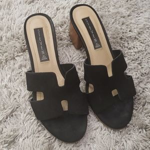 Steve Madden Black Sandals size 8